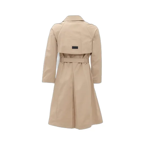 Emporio Armani Kids Logo-Patch Belted Trench