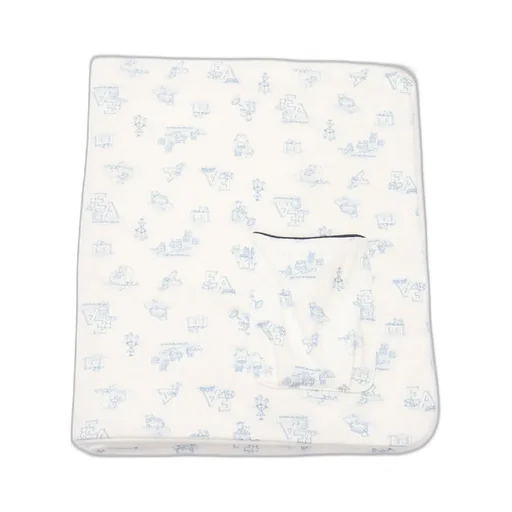 Emporio Armani Kids All-Over Logo-Printed Blanket