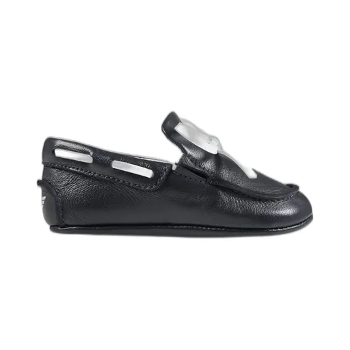 Emporio Armani Kids Bow-Embellished Slip-On Crib Shoes