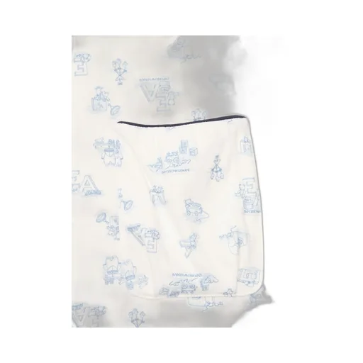 Emporio Armani Kids All-Over Logo-Printed Blanket