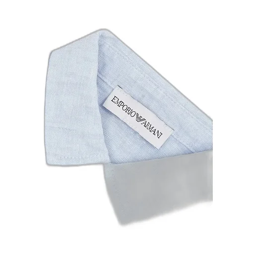 Emporio Armani Kids Logo Embroidered Buttoned Shirt