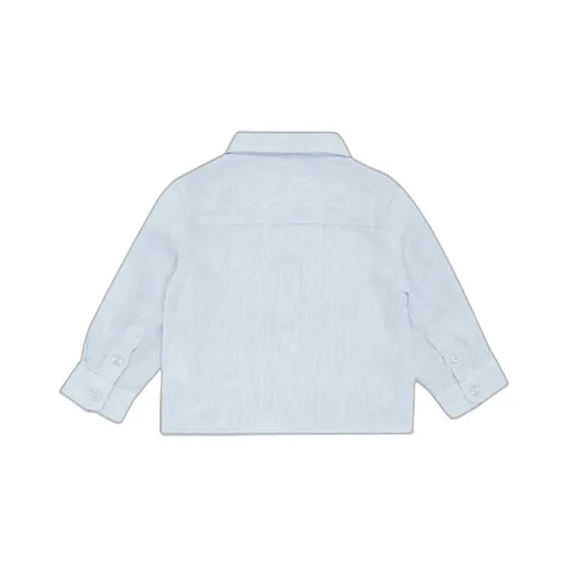 Emporio Armani Kids Logo Embroidered Buttoned Shirt