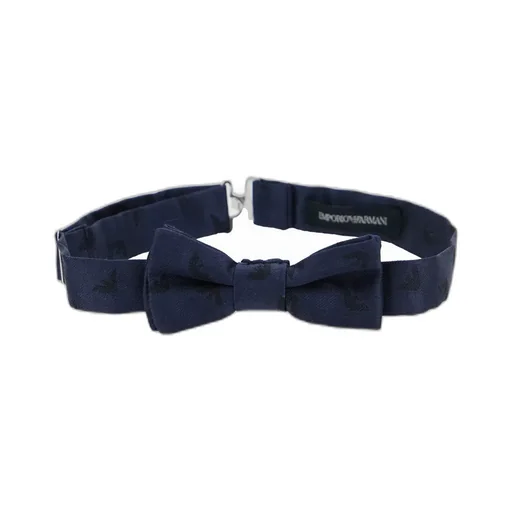 Emporio Armani Kids Logo Jacquard Bow Tie