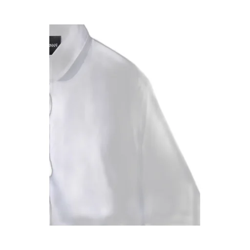 Emporio Armani Kids Ruffled Curved Hem Shirt
