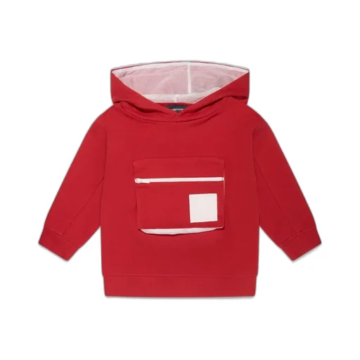 Emporio Armani Kids Jersey Fleece Hoodie