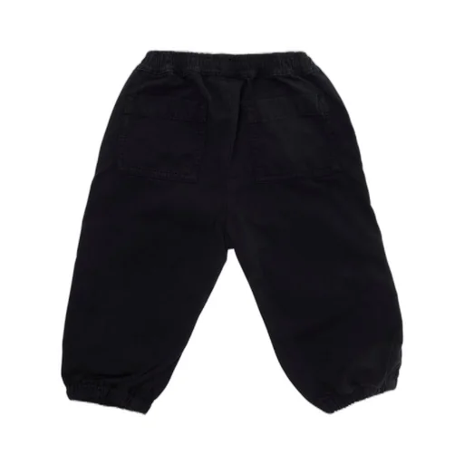 Emporio Armani Kids Logo Embroidered Tapered Pants