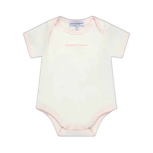 Emporio Armani Kids Logo Printed Pack Of Two Bodies