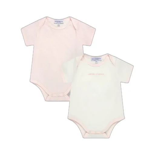 Emporio Armani Kids Logo Printed Pack Of Two Bodies