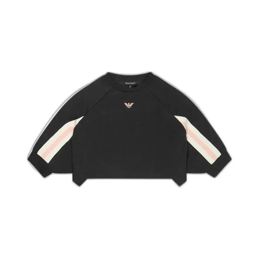 Emporio Armani Kids Logo-Jacquard Crewneck Sweatshirt