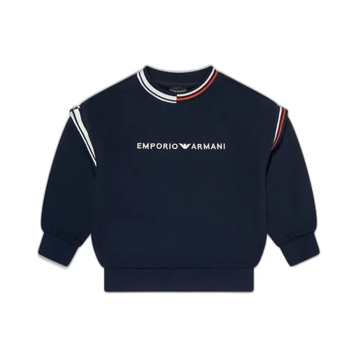 Emporio Armani Kids French Terry Oversized Sweatshirt