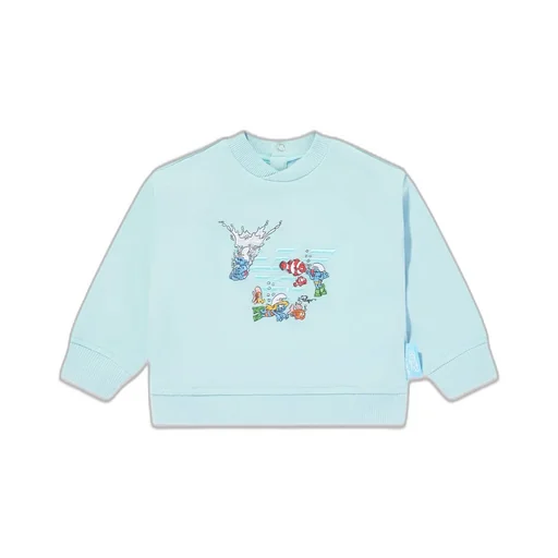 Emporio Armani Kids X The Smurfs Crewneck Sweatshirt