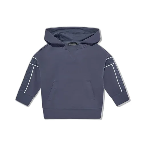Emporio Armani Kids Oversized Jersey Hoodie