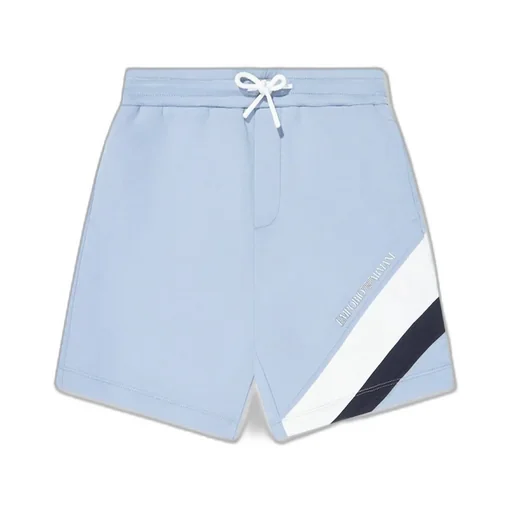 Emporio Armani Kids Logo-Printed Drawstring Shorts