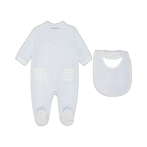 Emporio Armani Kids Eagle Printed Crewneck Pajama Set
