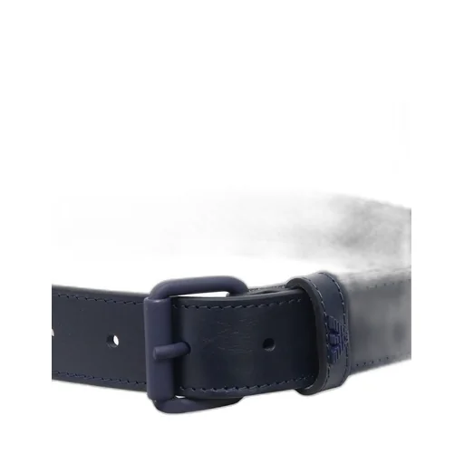 Emporio Armani Kids Logo Plaque Buckle Belt