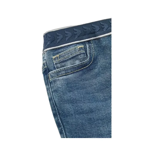Emporio Armani Kids Elasticated Logo Waistband Jeans