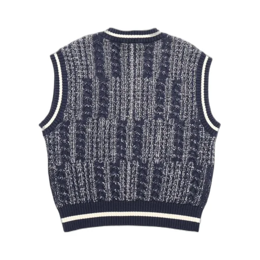 Emporio Armani Kids V-Neck Cable Knitted Vest