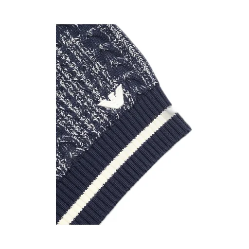 Emporio Armani Kids V-Neck Cable Knitted Vest