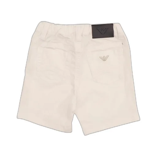 Emporio Armani Kids Logo Plaque Chino Shorts