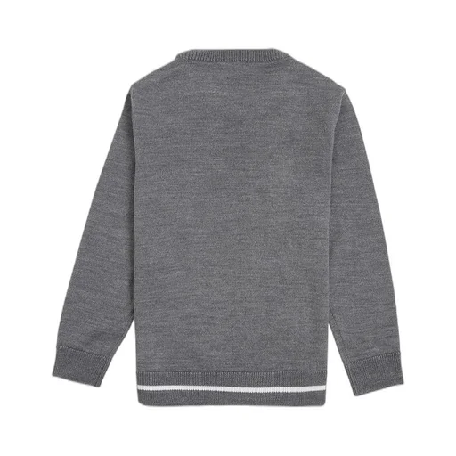 Emporio Armani Kids Logo Intarsia Knitted Jumper