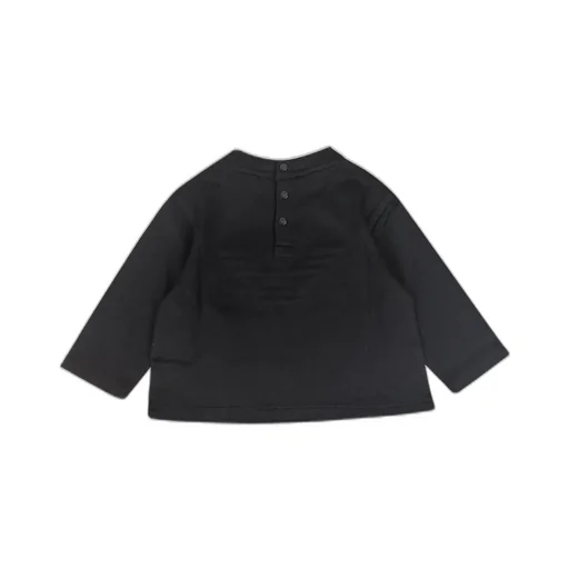 Emporio Armani Kids Logo Embroidered Crewneck T-Shirt