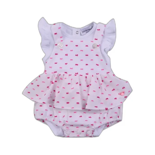 Emporio Armani Kids Ruffle Detailed Bodysuit