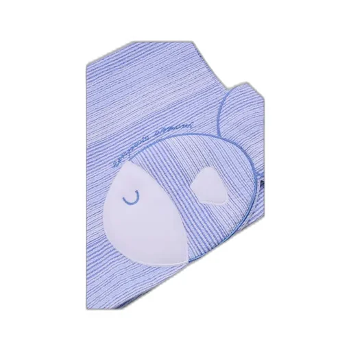 Emporio Armani Kids Fish Shaped Striped Blanket