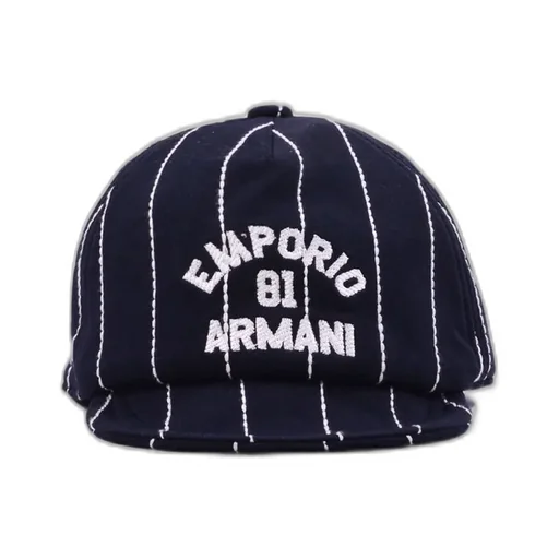 Emporio Armani Kids Logo Embroidered Baseball Cap