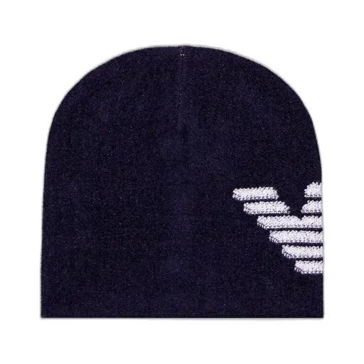 Emporio Armani Kids Logo Detailed Beanie