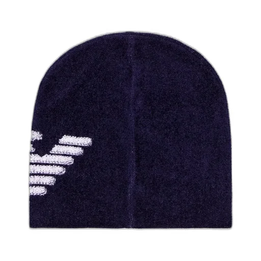 Emporio Armani Kids Logo Detailed Beanie