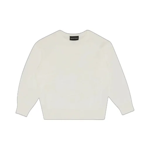 Emporio Armani Kids Stripe Patterned Crewneck Jumper