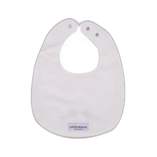 Emporio Armani Kids Logo Embroidered Bib