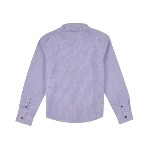Emporio Armani Kids Logo Embroidered Long-Sleeved Shirt