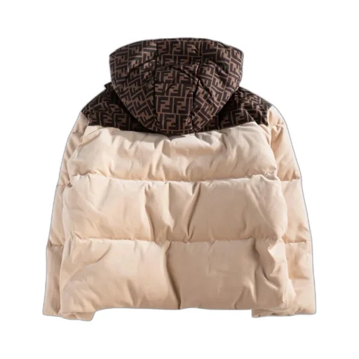 Fendi Kids Logo Printed Hooded Jacket