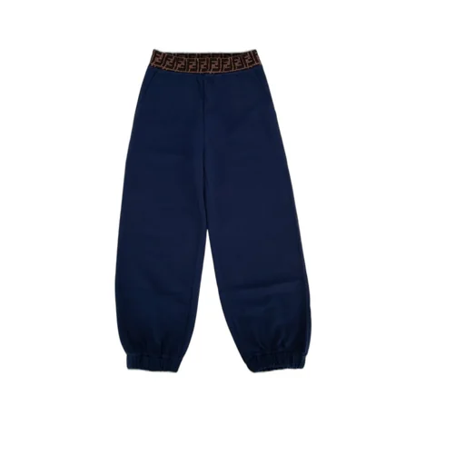 Fendi Kids Logo Printed Sweat Pants