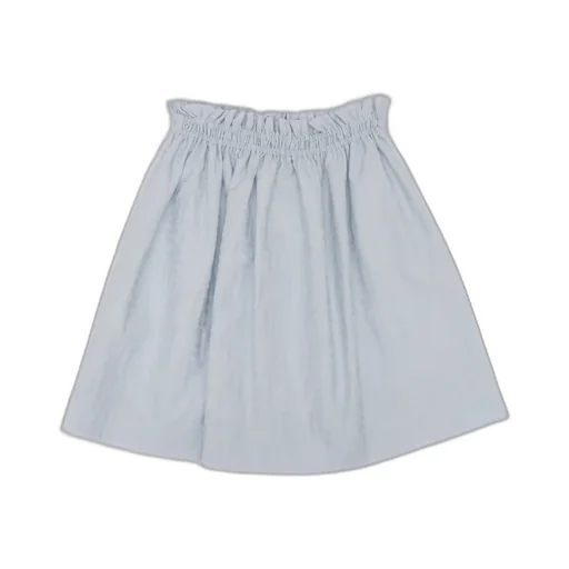 Fendi Kids Logo Embroidered Ruffled Waist Skirt