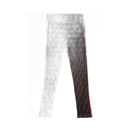 Fendi Kids Ff Printed Leggings