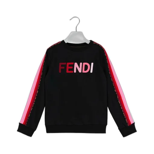 Fendi Kids Logo Embroidered Crewneck Sweatshirt