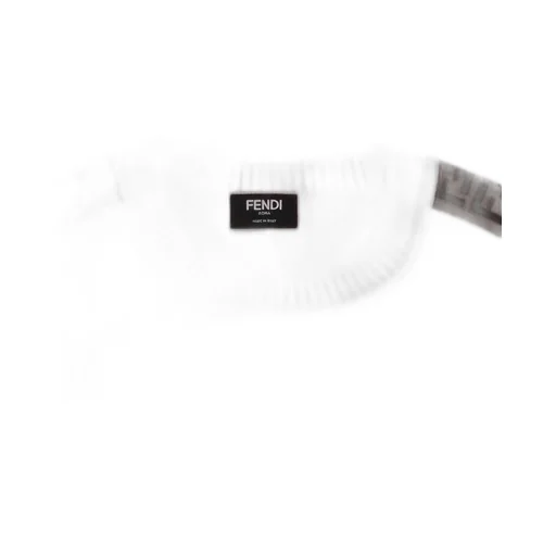 Fendi Kids Ff Motif Tape Knit Jumper
