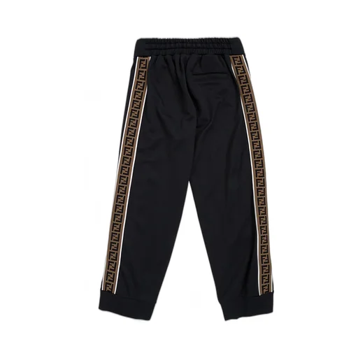 Fendi Kids Ff Logo Tape Track Pants