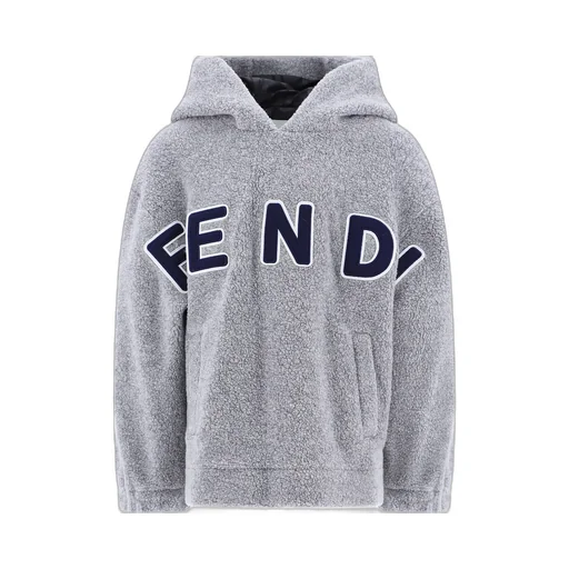 Fendi Kids Logo Patch Hoodie