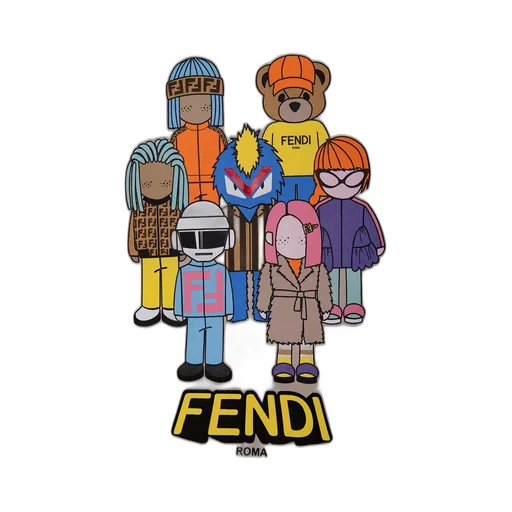 Fendi Kids Logo Printed Hoodie