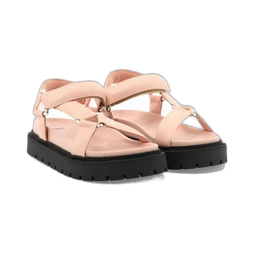 Fendi Kids Logo Detailed Slingback Sandals