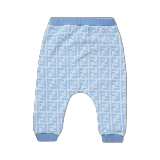 Fendi Kids Monogram Pattern Trousers