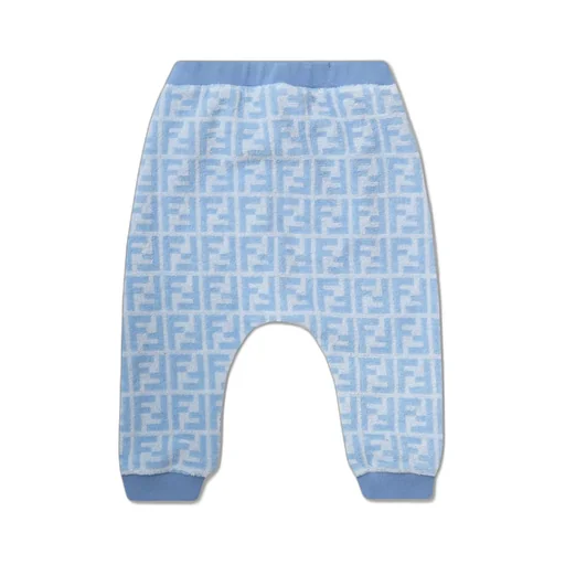 Fendi Kids Monogram Pattern Trousers