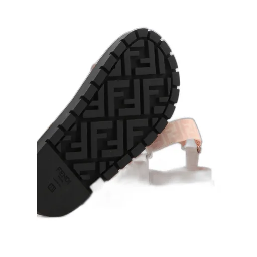 Fendi Kids Logo Detailed Slingback Sandals