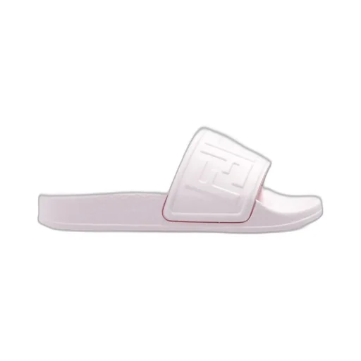 Fendi Kids Ff Logo Embossed Slip-On Slides