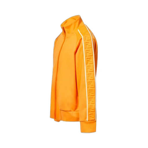 Fendi Kids Logo Embossed Track Jacket