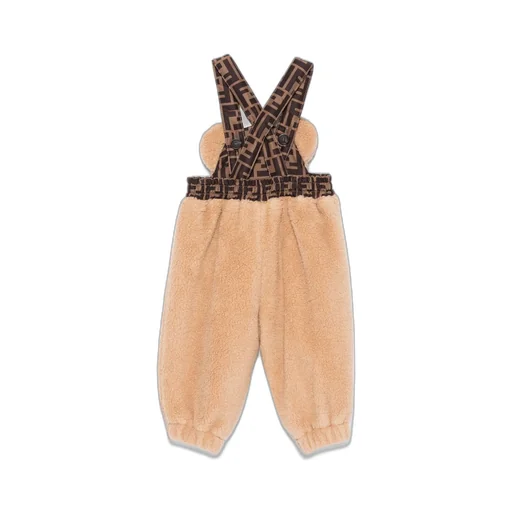 Fendi Kids Bear Overalls Suit