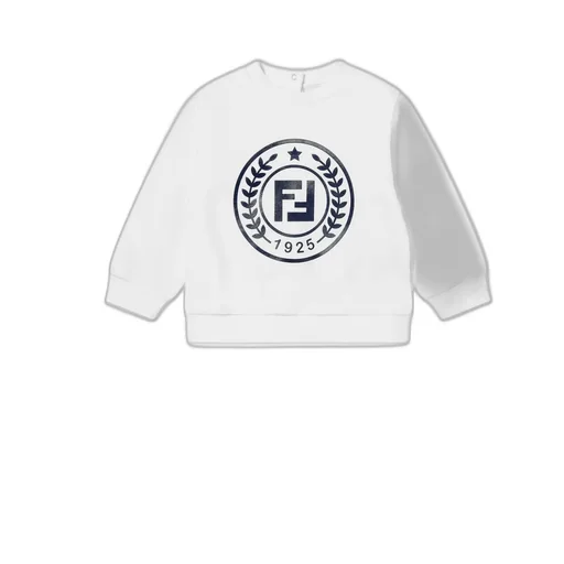 Fendi Kids Logo-Printed Crewneck Sweatshirt
